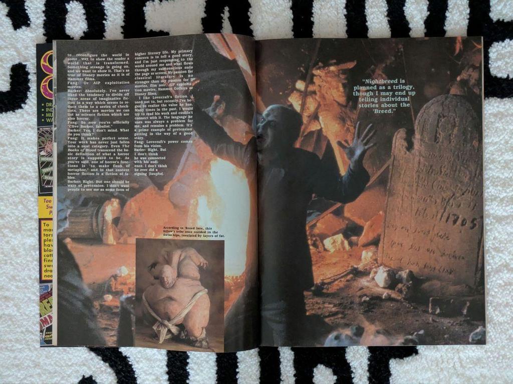 [USED] 1990 US edition of Fangoria "Dripping Dead 2" autographed FANGORIA