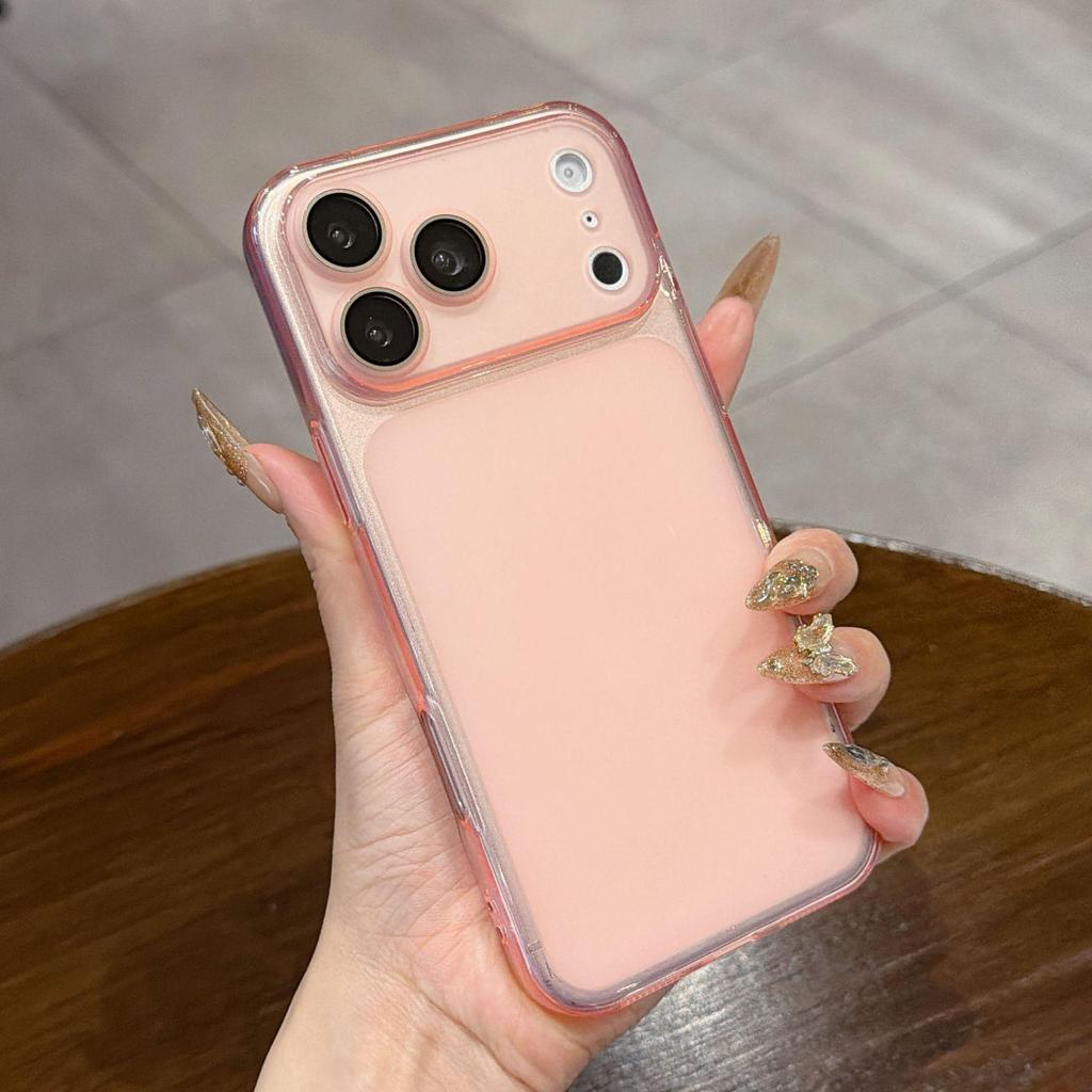 Mattierte TPU-Handyhülle für Apple 17PROMAX mit kompatibler Linsenfolie für 11/12/13/14/16