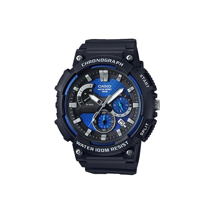 CASIO G Shock MCW 200H 2A MCW-200H-2A Blue Black Watch Dial