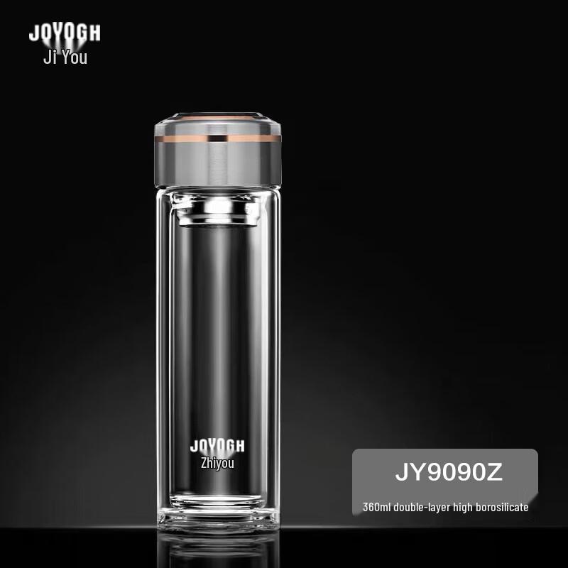 JOYOGH Double-Wall High Borosilicate Glass Tea Cup