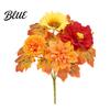 Realistic Fake Flowers for Desktop Artificial Fall Flowers Faux Silk Flower Arrangement Bouquet Reusable Botanical Arrangements Home Decor