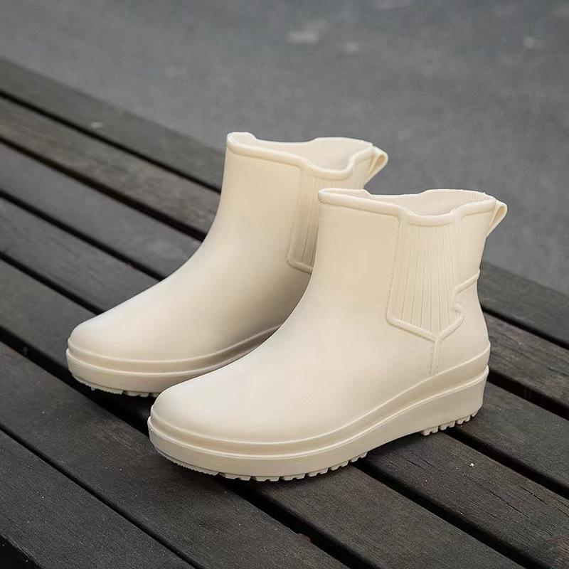 Women's Waterproof Summer Short Plastic Rain Boots