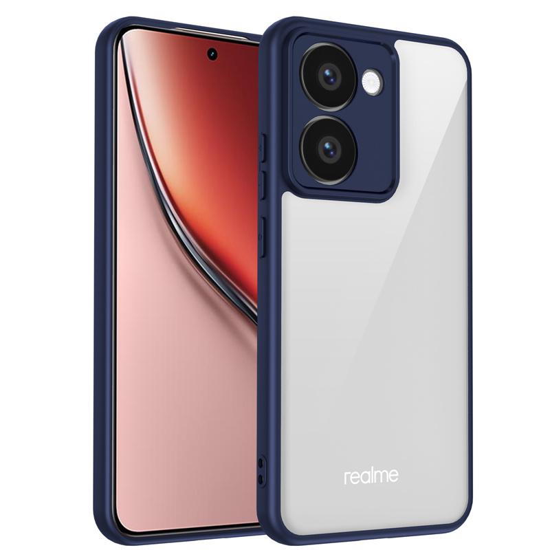 Realme P3 Ultra RMX5030 Case Plating Bumper Shockproof Clear Back Cover Hard Matte Phone Case for Realme P3Ultra 5G RMX5030