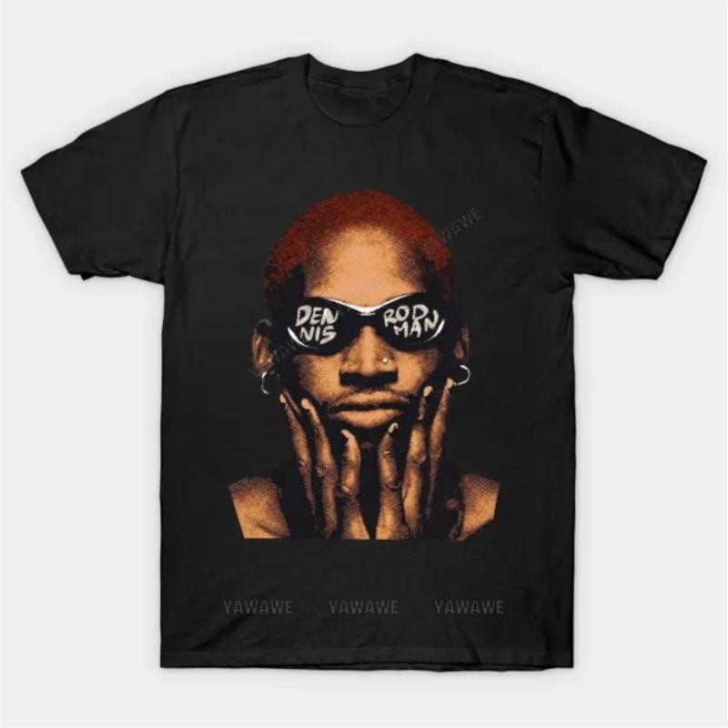 Hot sale summer teeshirt brand tshirt for men Dennis Rodman T Shirt male fashion cotton tshirt casual unisex short sleeve tops S