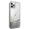 Guess Guhcp12Lglvssi Iphone 12 Pro Max6,7 Srebrny/Silver Hardcase Glitter Vintage Script