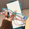 Retro Square Reading Glasses Fashionable Multi-colour Spring-loaded Legs Anti-Blue Light Glasses Men Women Presbyopia Glasses