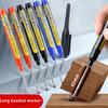 3Pcs/Set 45mm Deep Hole Long Head Paint Markers For Metal Perforating Waterproof Bathroom Woodworking Permanent Marker