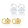 10pcs Multipurpose Earring Backs Ornament Elegant Earring Lifters Ornament Sturdy Metal Backs for Drooping Ears