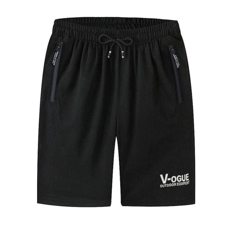 

Мужские летние шорты свободного кроя, быстросохнущие, дышащие, спортивные L чёрный