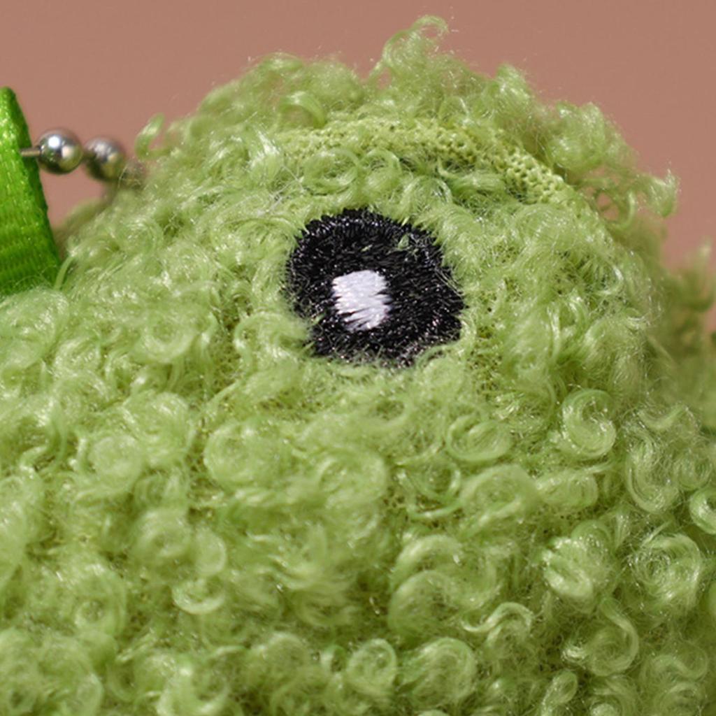 Plush Frog Keychain Cute Stuffed Animal Keyring Bag Charm For Kids Adults Handbag Backpack Accessories Birthday Christmas Gifts