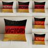 G-Germany Triumph Cushion Cover Natural Linen Pillowcase Set, All-In-One Decor For Sofa, Bedroom & Chair