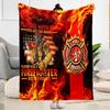 Firefighter Tribute Blankets are suitable for living rooms,making them an ideal choice for outdoor travel and gifts.
