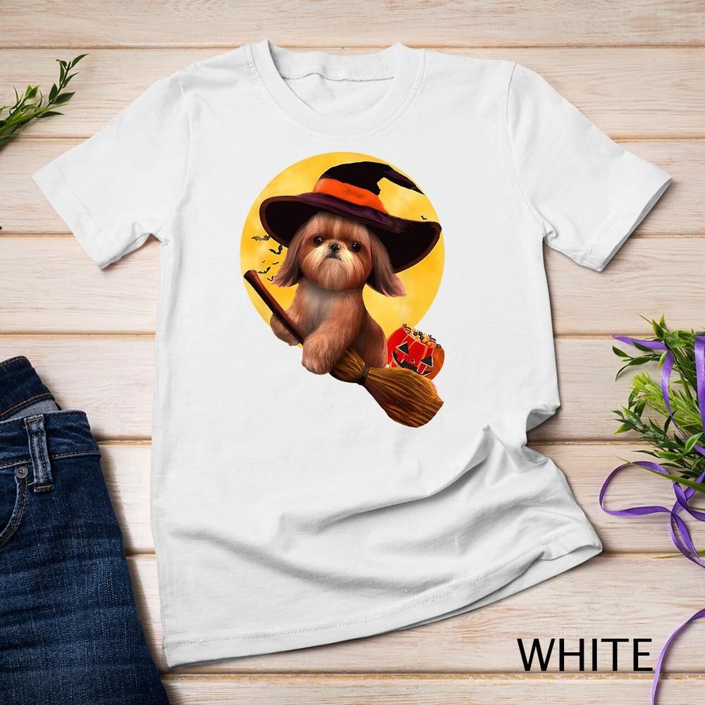 

Shih Tzu Halloween Costume Shirt Men Women Boys Girls Dog Unisex T-shirt L