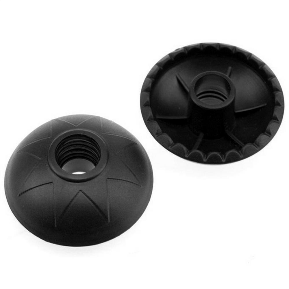 Schlammkörbe für Wanderstöcke 2x Runde Schnee-Ski-Schlammkörbchen Spitzen Schutz Wanderstockspitzen Gehstock Ersatzzubehör