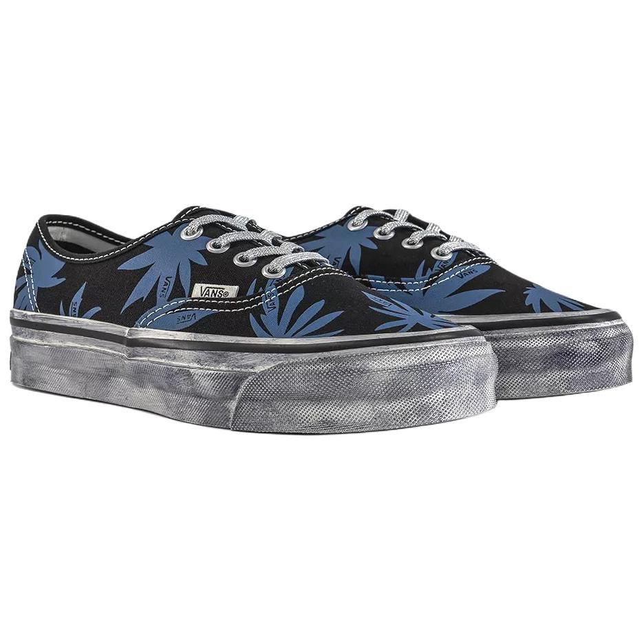 Vans Premium Authentic Skateboard Shoes Unisex Black Blue VN000DB8CJI1
