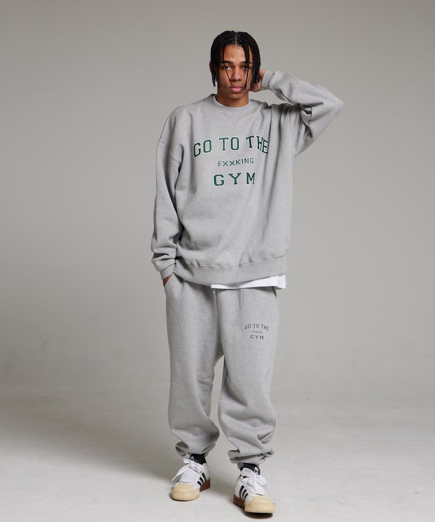 CREAM SODA LAB Go To The Gym Training Jogger Pants Gray