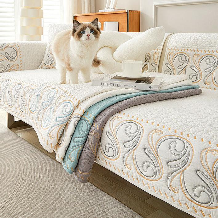 Sofa Cushion Universal In All Seasons, Modern Non-slip Seat Cushion, Sofa Cover, Backrest Towel Cover