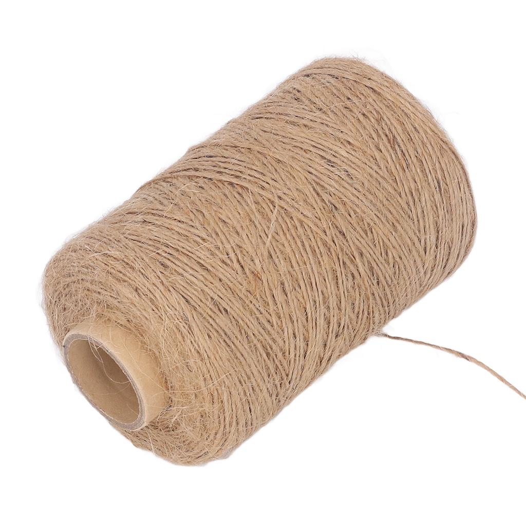 Jute Twine 300M Length 1mm Diameter 1 Strand Jute String Rope DIY Handcraft Accessory Home Decoration