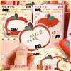 Creative Apple-Shaped Sticky Notes: High-Quality, Irregular Design, Excellent Adhesion, Perfect for Student Diaries and Office Messages.