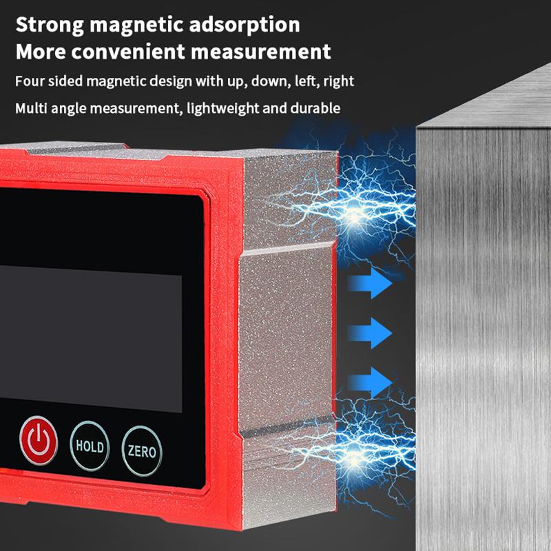 Magnetic Horizontal Angle Gauge Mini Slope Gauge Small Electronic Digital Tiltmeter Angle Measuring Instrument Angle Gauge