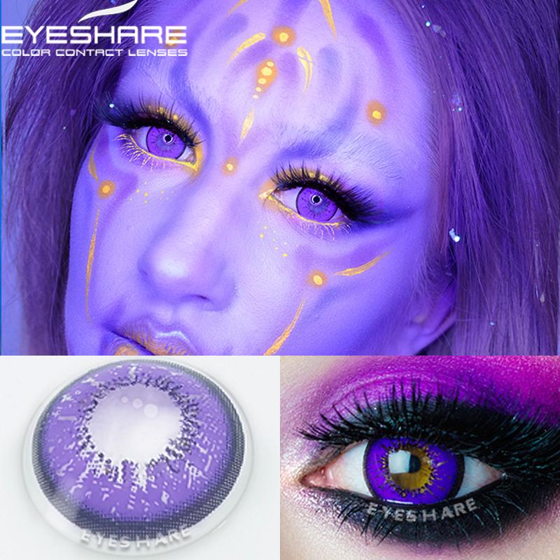 Eyeshare Cosplay barevné kontaktní čočky pro oči BELLA Series Makeup Halloween Beauty kontaktní čočky Oční kosmetické barevné čočky Oči