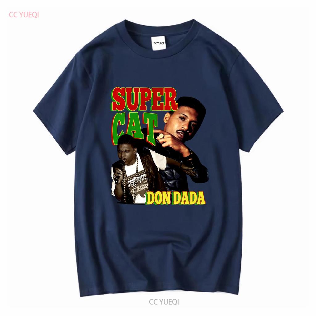 Super Cat Don Dada T-Shirt 90er Hip Hop Dancehall Reggae Dub Ska Plattenlabel Jamaika Studio One lange oder kurze Ärmel Vintage
