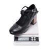 Scarpe Décolleté Donna Mature Punta Tonda Tacco Largo Alto Scarpe Eleganti Taglie Forti 46 50