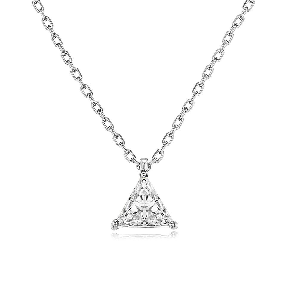 Waterdrop Crystal Pendant Necklace for Women Korean Fashion Gold Color Geometric CZ Choker Chain On Neck Accessories Jewelry