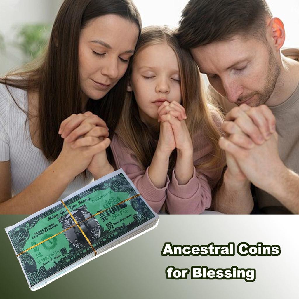 105 Pcs Large Size Paper Money, Large Denomination Paper Money, Paper Money For The Dead