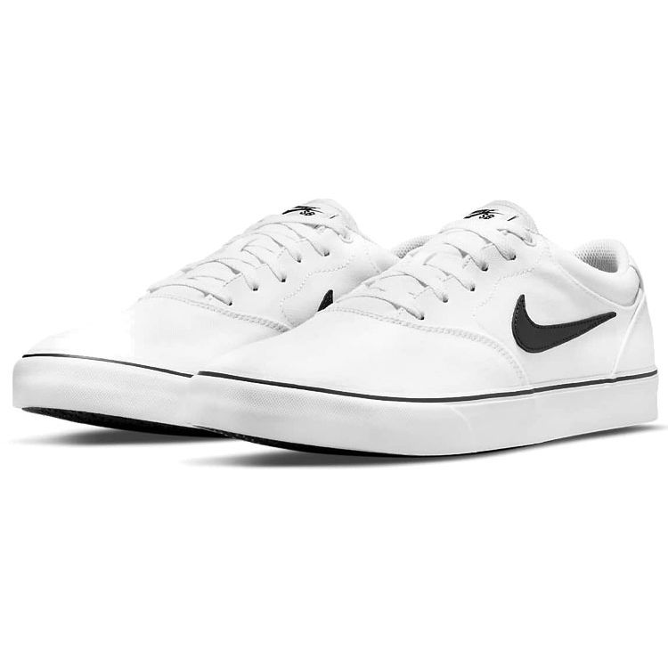 Nike Chron 2 Canvas SB Blanco Negro Zapatillas Unisex DM3494-100