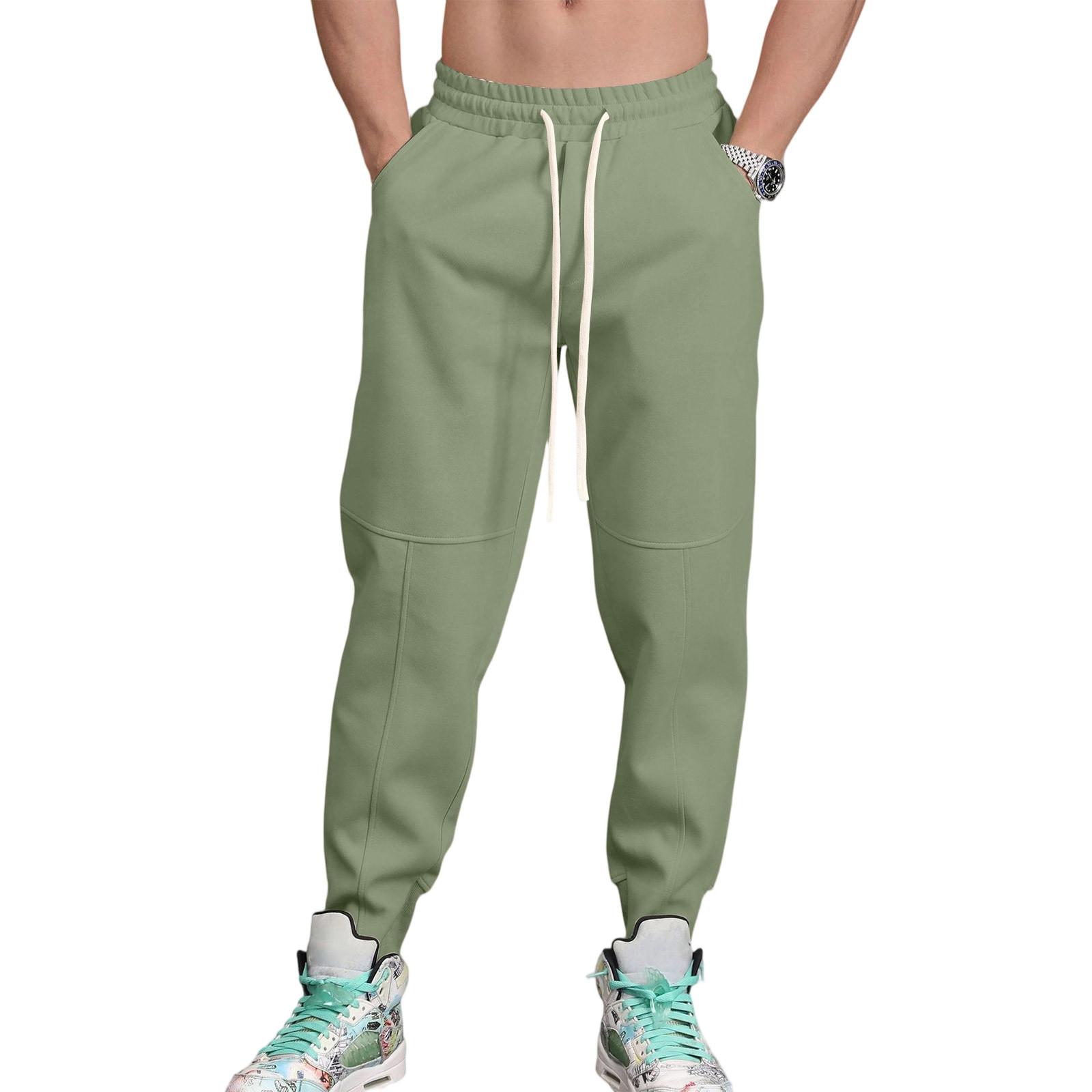 

Мужские спортивные повседневные брюки для бега, легкие походные брюки, уличные брюки M зелёный