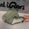 Crossbody Bag Canvas Bag Female College Student High School Student Simple Large Capacity Wind Solid Color Shoulder Bag Trendy Man