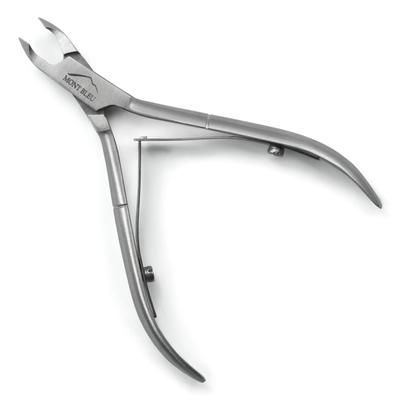 Clește pentru cuticulă Mont Bleu, mecanism cu arc, din oțel inoxidabil - 3 mm / 0,12 inchi