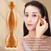 Lotus Seedpod Brass & Rosewood Facial Gua Sha Tool Eye Relaxation Spot Meridians Acupoint Massage Handheld Eye Skin Care