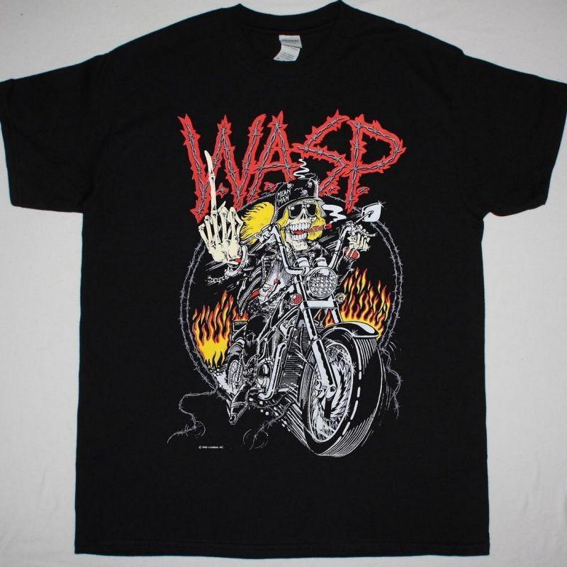 WASP Mean Motherfucking Man Black T-Shirt Metal Tee XXXXL