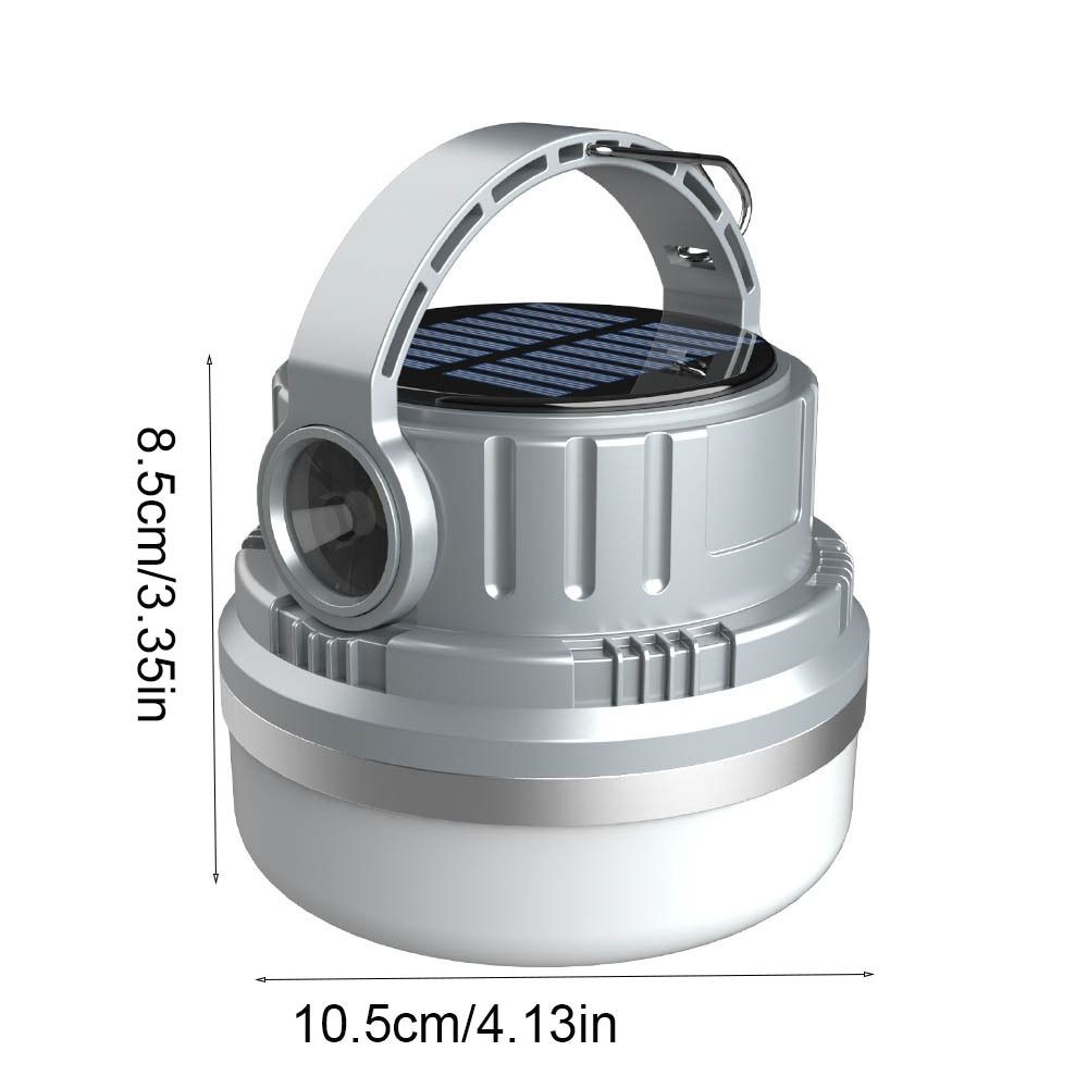 With Hook Tent Portable Lamp LED Emergency Light Multifunctional Solar Camping Lantern  Hiking