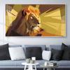 Pittura a olio animale leone cartone animato arte astratta pittura su tela soggiorno corridoio ufficio decorazione casa murale Senza Cornice