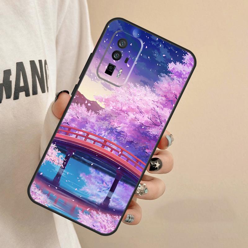Cherry Blossom Case For Xiaomi 15 14 Ultra 13T 14T 15T Pro 17 Pro Max POCO F8 F7 F5 F6 X3 X5 X6 X7 Pro Cover