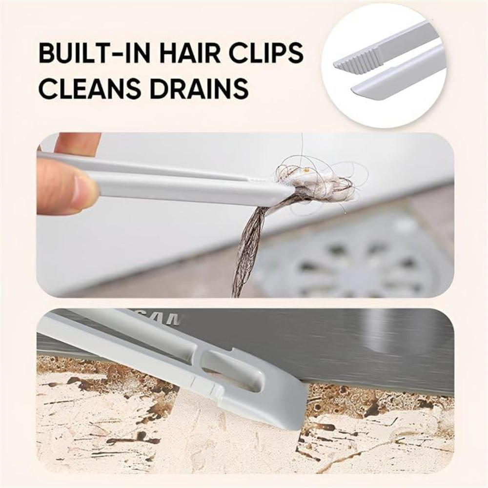 Multi-function Rotating Crevice Cleaning Brush Grout Cleaner Scrub Brush Deep Tile Joints Crevice Gap Cleaning Brush Tools