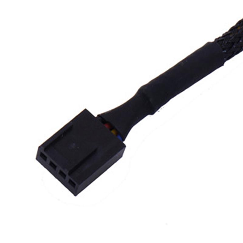 Copper 4Pin/3Pin Pwm Connector Computer Case Fan Extension Power Cable