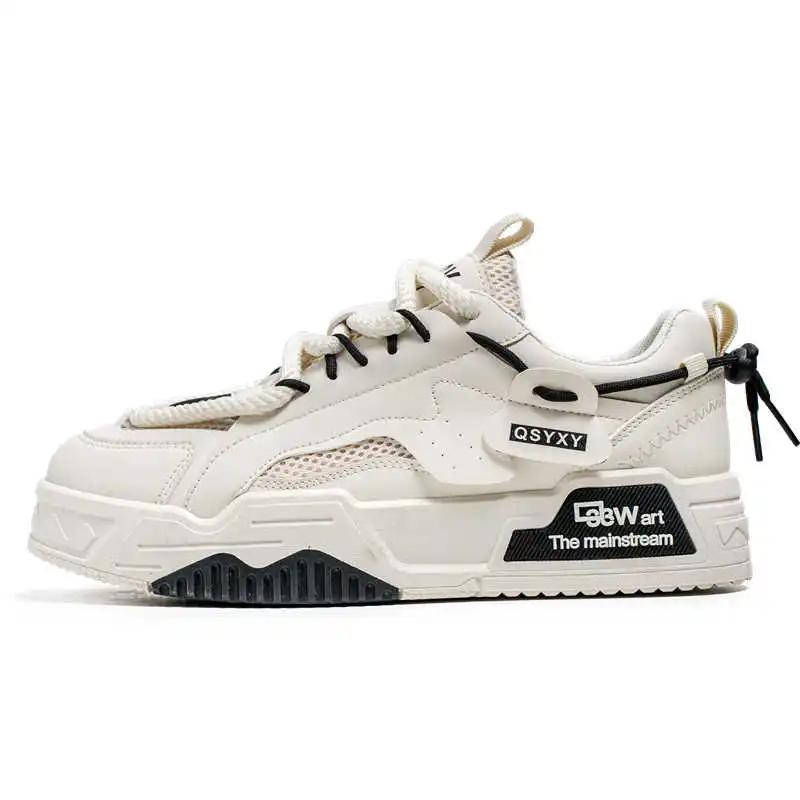 Fashion High Platform Rubber Sole Young Shoes Woven Luxury Man Moccasin Sneakers Men All Brand Sports Beskete Specials Tenisse