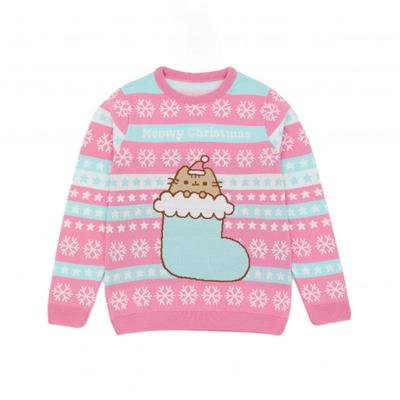 Girls Knitted Christmas Sweatshirt