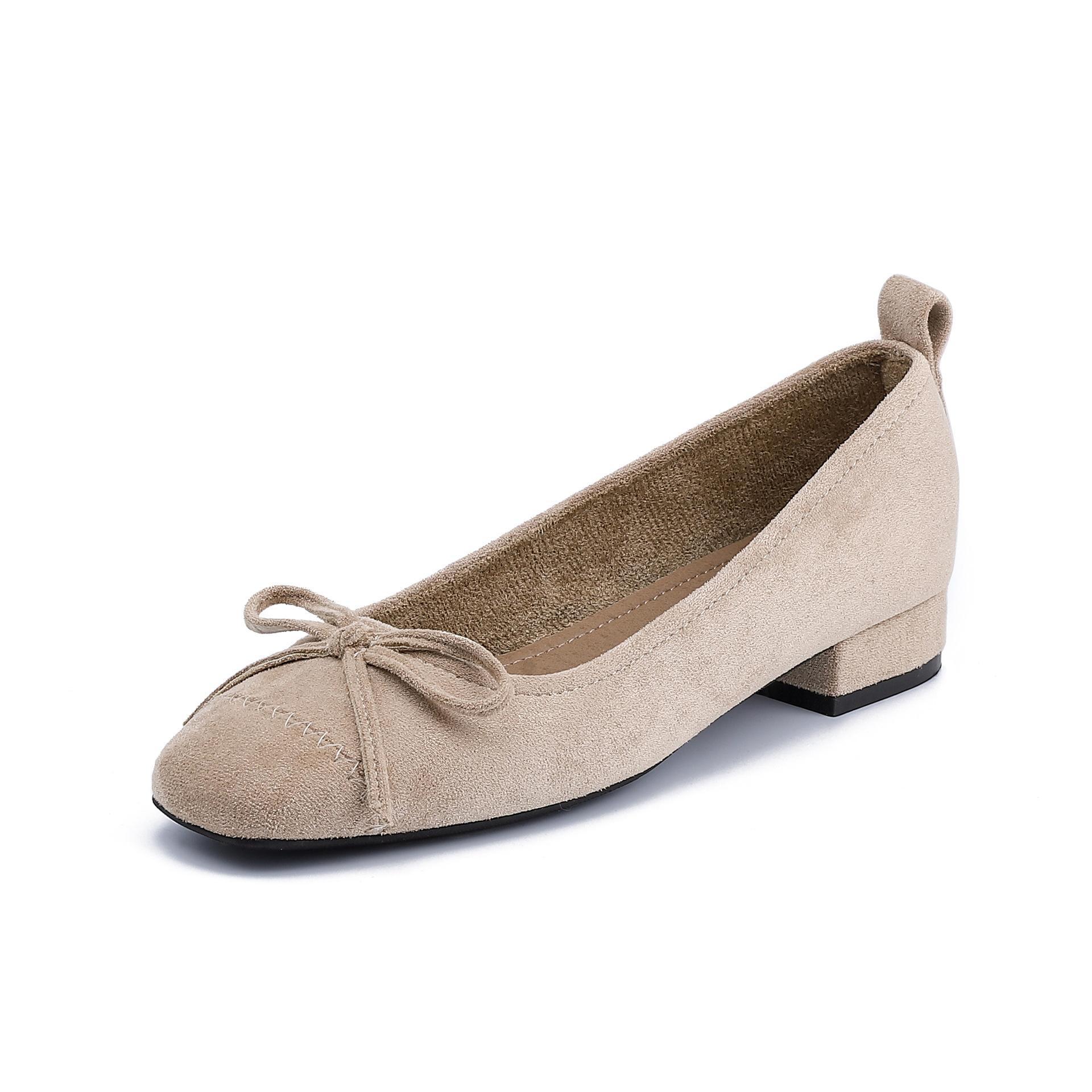 

Grape mother single shoes women s 2025 spring women s French retro high heels women s thick heels are not tired, leopard print shoes children 34