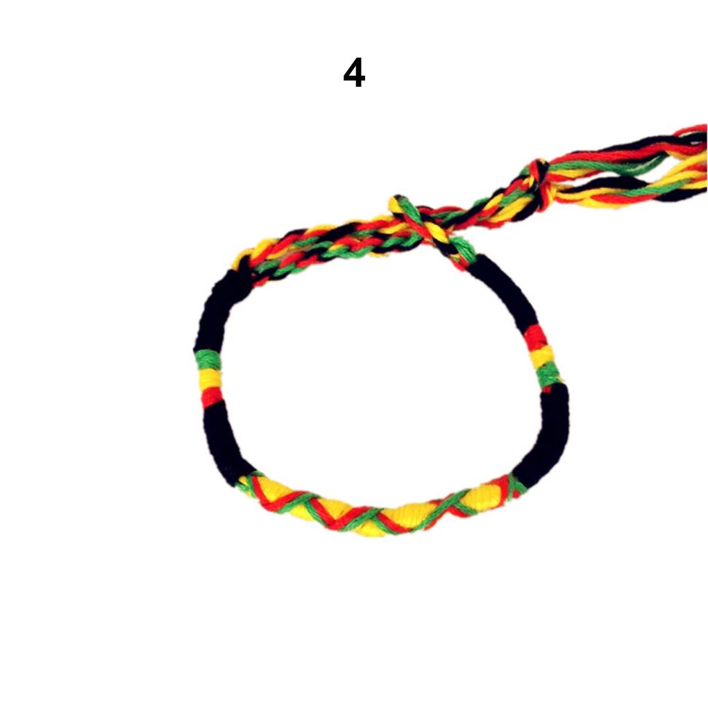 Handarbeit Glücksschnur Ethnischer Stil Mode Geflochtenes Seil DIY Bastelarmband Polyester Handgelenksband Personalisierter Schmuck