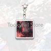 Gojo Satoru Square Keychain Boyfriend Exquisite Backpack Anime Figure Decorate Pendant Cartoon Itadori Yuji Collect Accessories