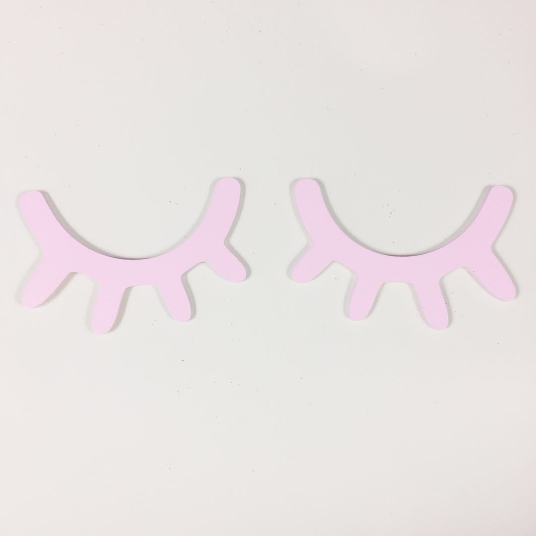 Nordic Style Wooden Eyelash Wall Sticker Children s Store Decoration Children s Room Creative Home Decoration Wall Sticker 15X10x0.5cm