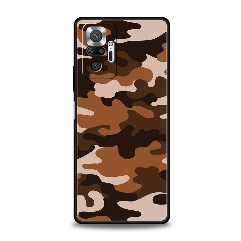 Camouflage Camo Military Army Phone Case For Xiaomi Redmi Note 13 12 5G 11 10 Pro Plus 4G 9S 9 8 7 9T 13C 10C 9C 9A Soft Cover