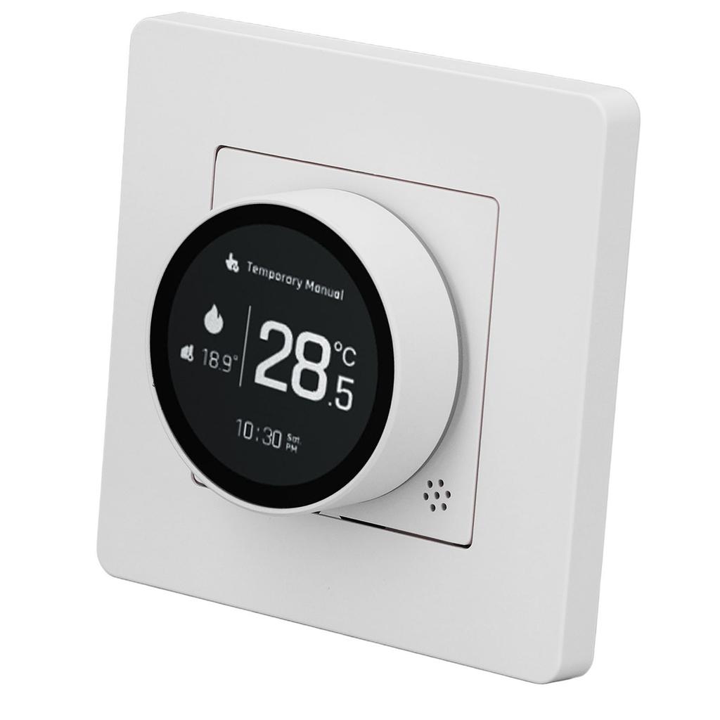 Smart Thermostat for ZigBee Electric Heating Mobile App Timing LCD Display Temperature Controller Switch 95 245VAC White