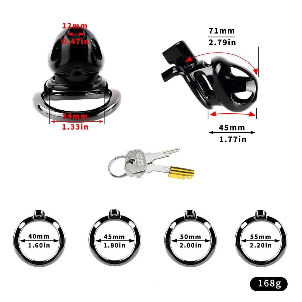 Resin CB Lock Chastity Lock Male Penis Cage Chastity Gay Sex Toys Cock Ring Urethral Chastity BDSM