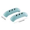 2PCS New Silicone Pan Handle Anti-Ironing Sleeve Anti-Ironing Heat-Resistant Iron Pan Wok Ears Durable Gloves Handle Sleeve